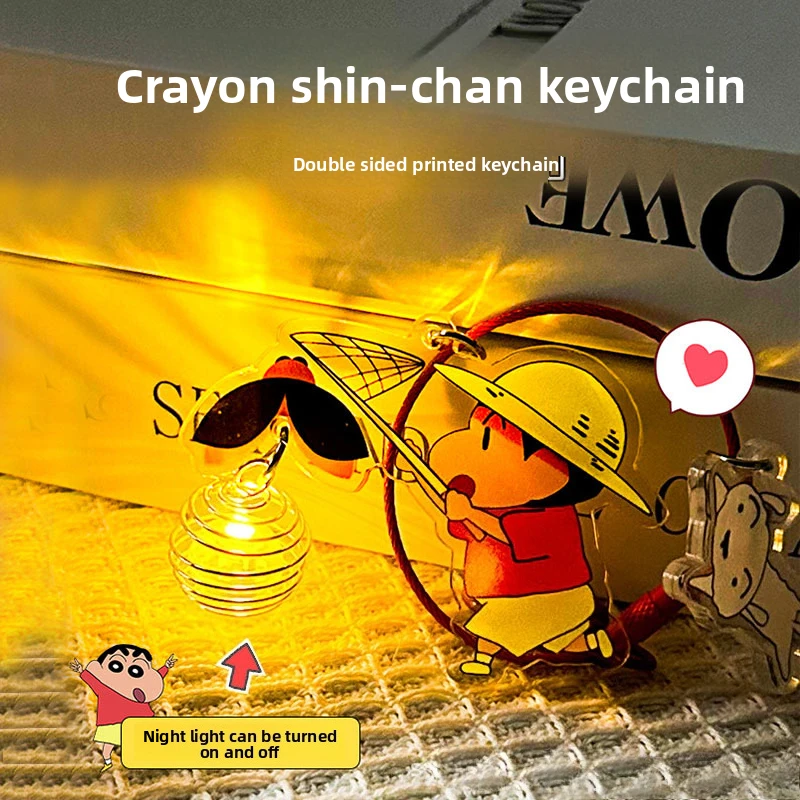 Phone Accessories Doll - Crayon Shin Chan acryl sleutelhanger anime