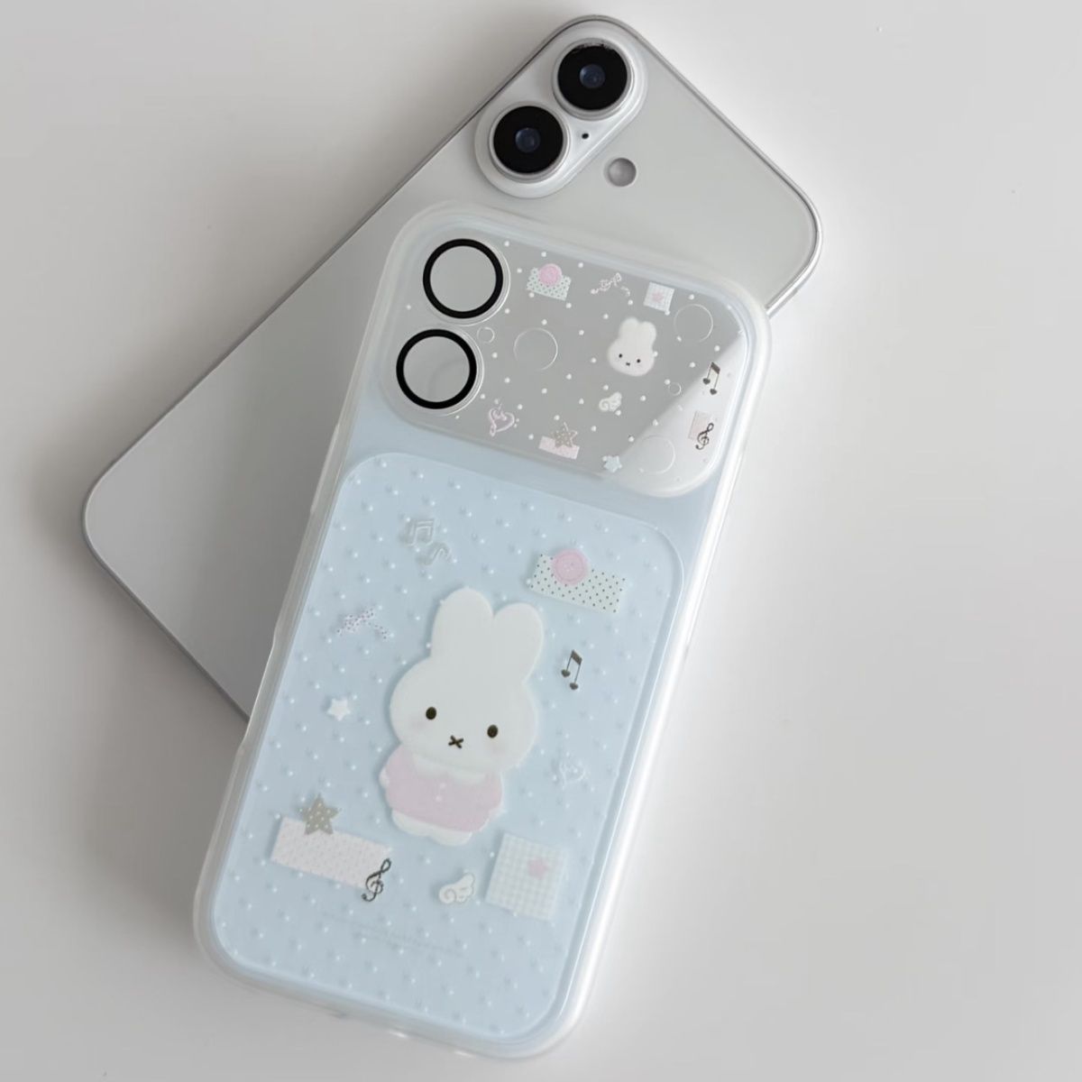 Phone Accessories Background - Miffy Lens Film Beschermhoesje Geschikt voor
