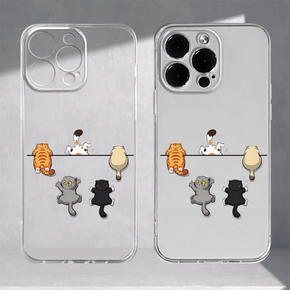 Phone Accessories Iphone - Vijf schattige kattenprint telefoonhoesjes voor iPhone