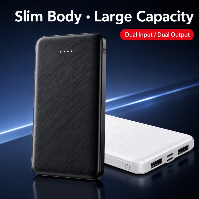 Power Bank Slim - 20000mAh Powerbank Ultraslanke Draagbare Oplader voor