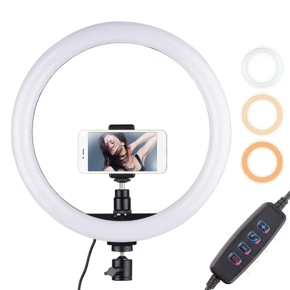 Dimbare LED ringlamp voor stud - Selfie Stick Tripod recensie en prijs
