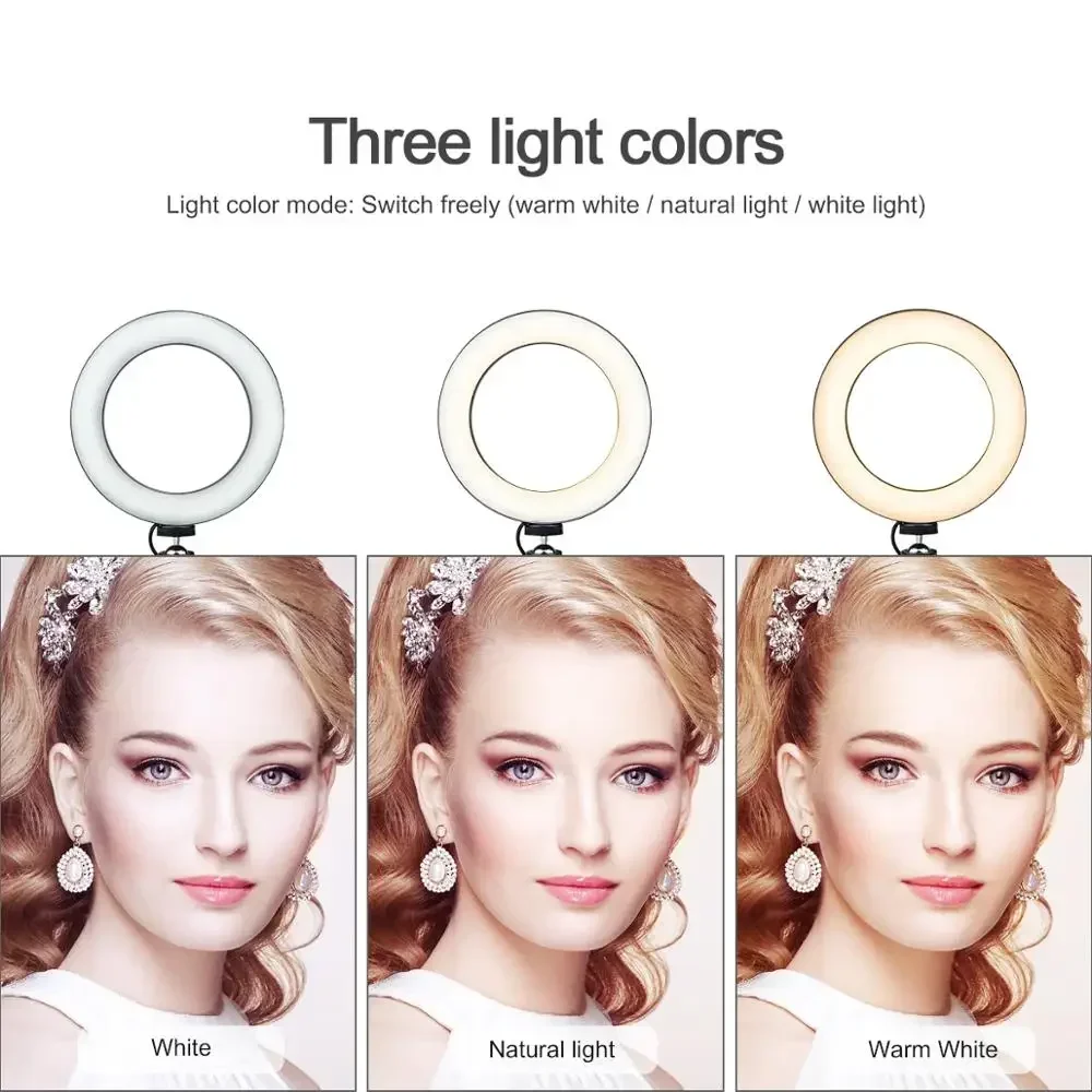 Dimbare LED ringlamp voor stud - Selfie Stick Tripod recensie en prijs