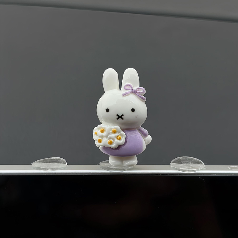 Kawaii Miffy Mini Figuur Auto  - Phone Accessories Doll recensie en prijs