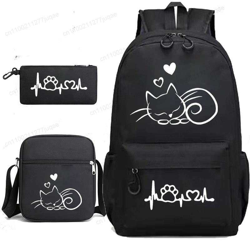 Chibi Anime Kat 3-delige rugza - Phone Accessories Wholesale In China recensie en prijs