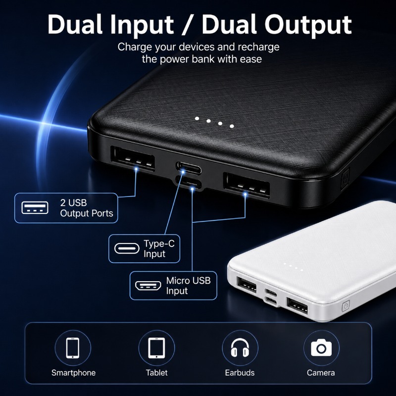 20000mAh Powerbank Ultraslanke - Power Bank Slim recensie en prijs