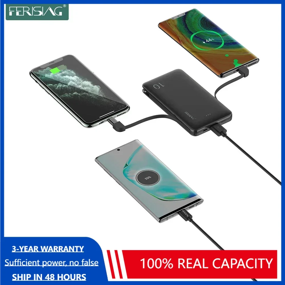 FERISING 3IN1 10000mAh Power B - Power Bank Slim recensie en prijs
