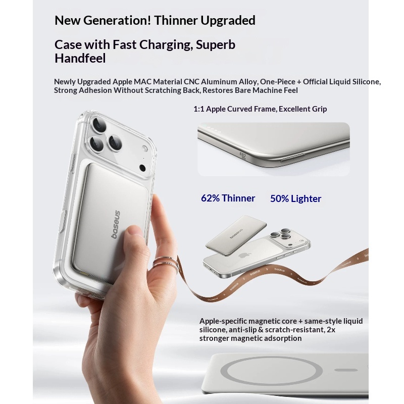 Baseus Magnetische Draadloze P - Power Bank Slim recensie en prijs